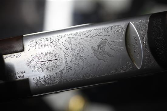 A 12-bore Beretta Giorlanelli over and under double barrel shotgun,